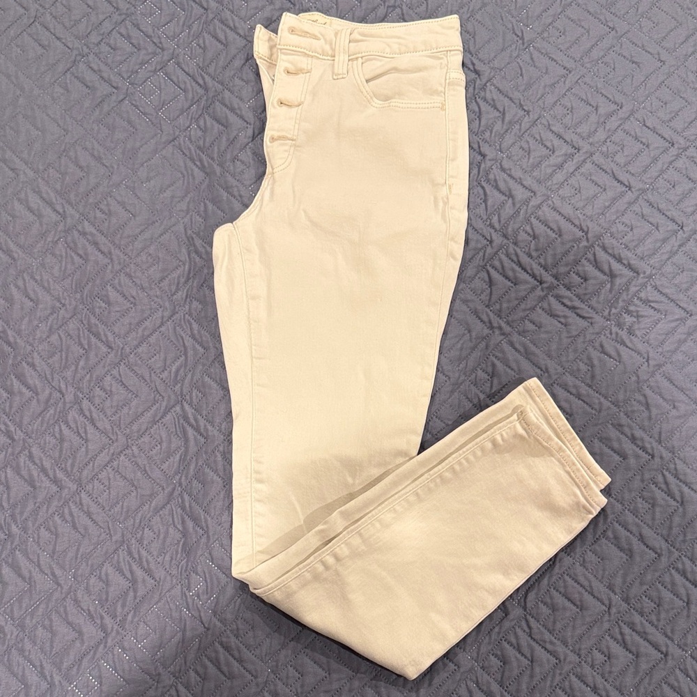 Universal Thread Women's Ivory Skinny Jeans